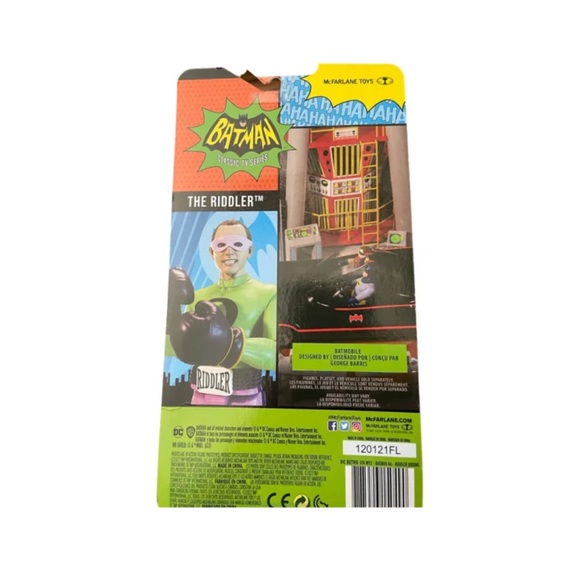 Batman ‘66 The Riddler Boxing Action Figure // McFarlane Toys // NEW in box - Picture 2 of 3